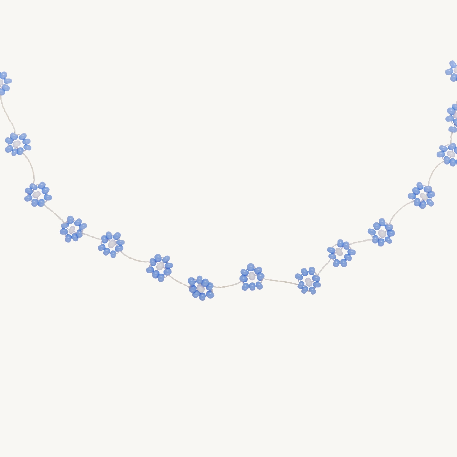 Daisy Chain Necklace, Lavender - Image 6