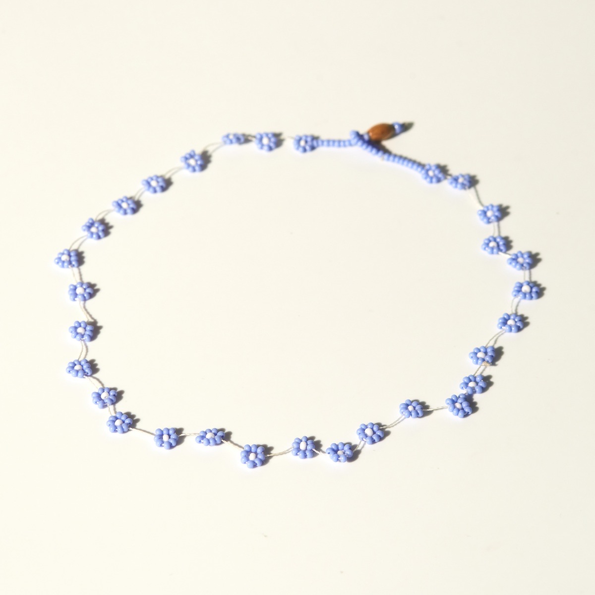 Daisy Chain Necklace, Lavender - Image 4