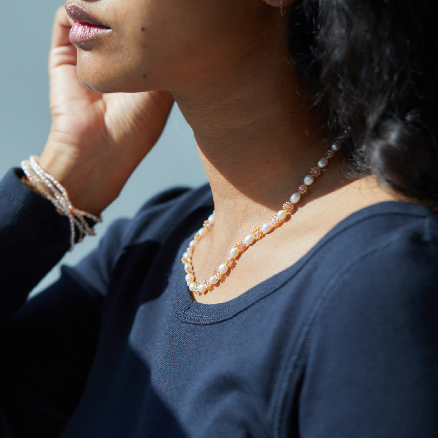 Persephone Pearl Necklace - Image 3