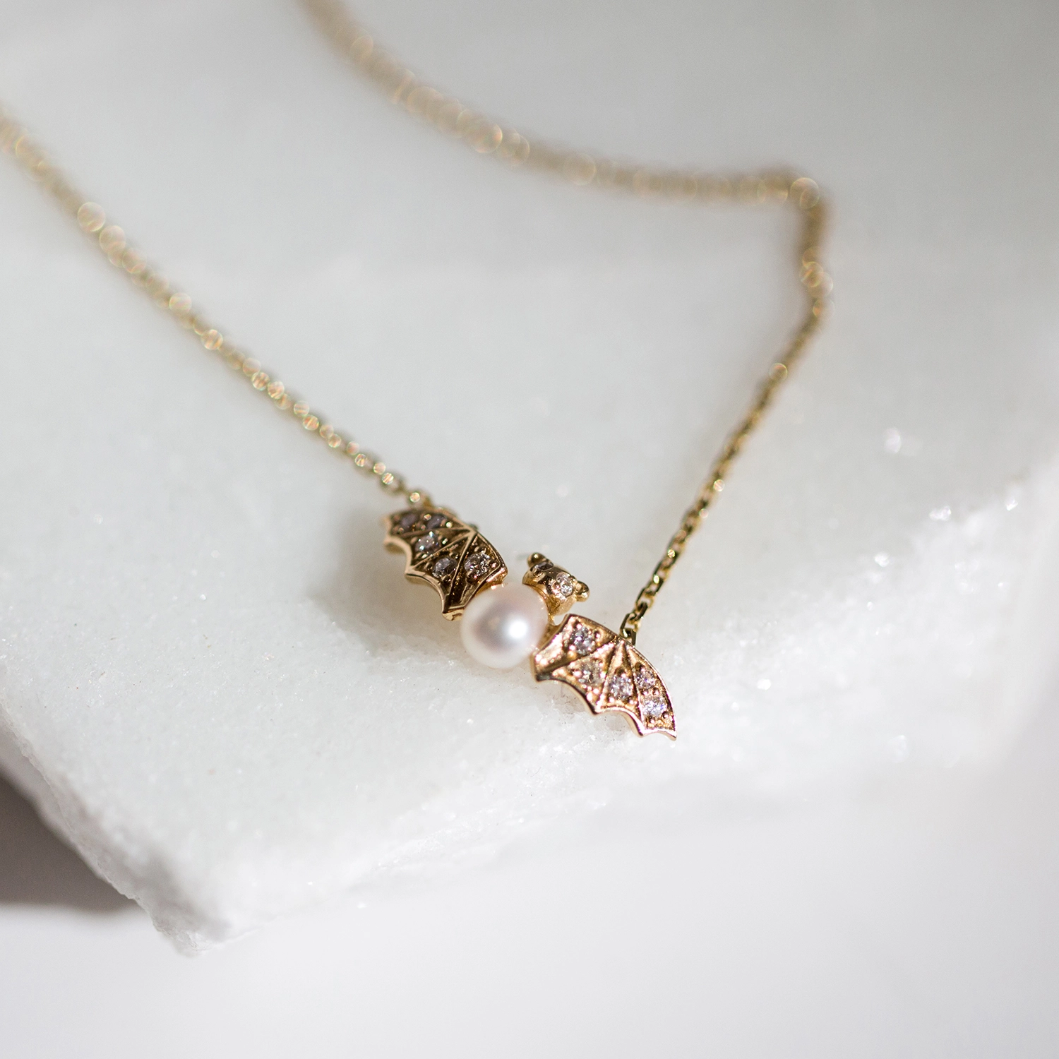 Jeweled Bat Necklace - Image 5