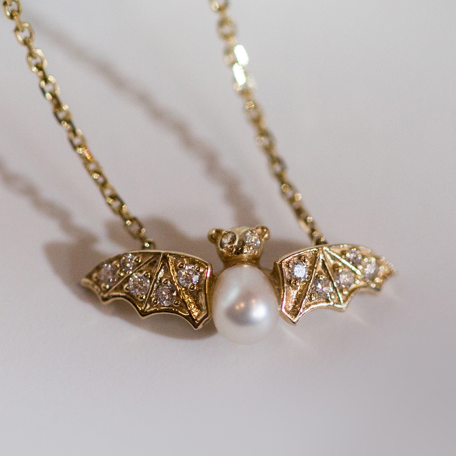 Jeweled Bat Necklace - Image 6