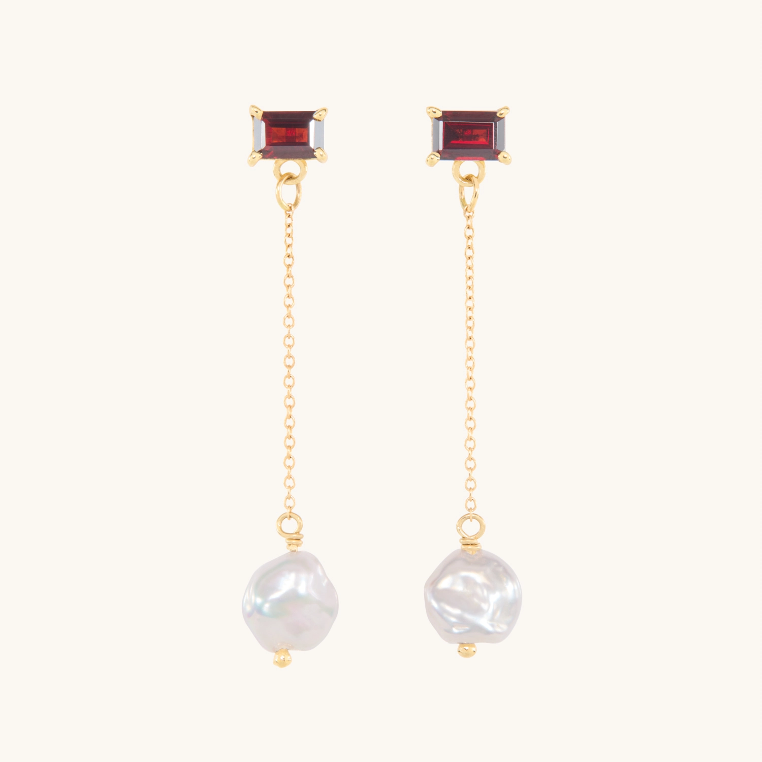 Gemma Garnet Earrings (pair) - Image 6