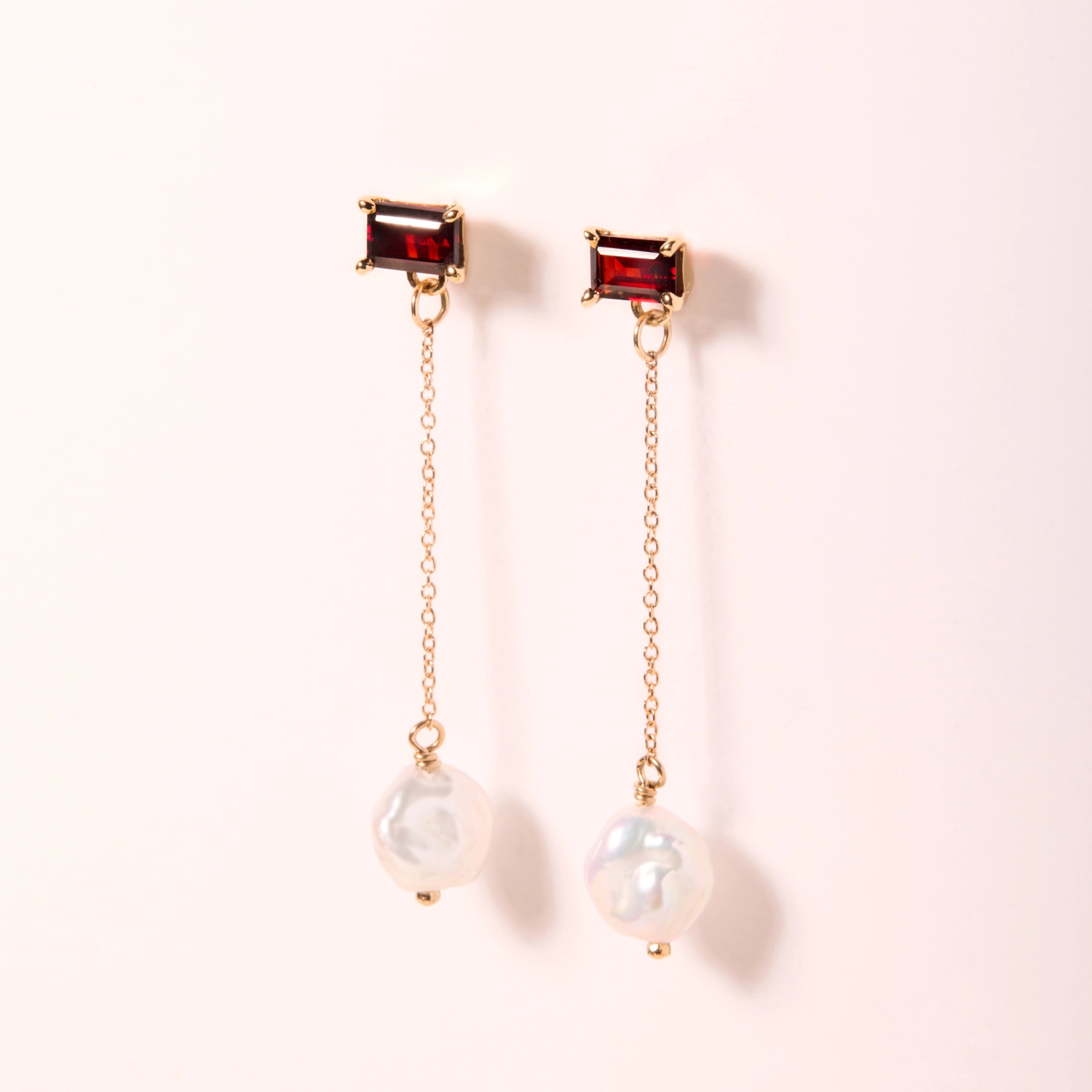Gemma Garnet Earrings (pair) - Image 4