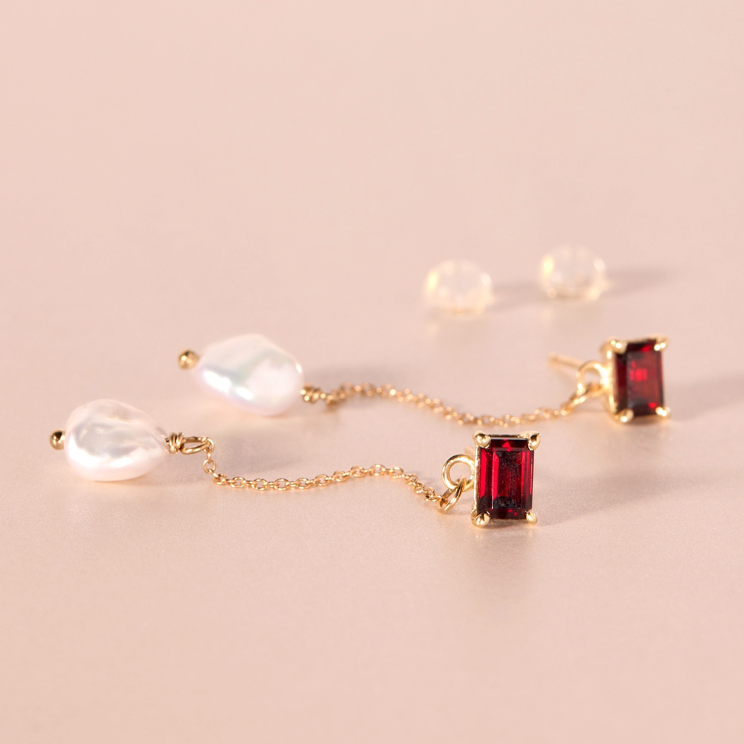 Gemma Garnet Earrings (pair) - Image 5