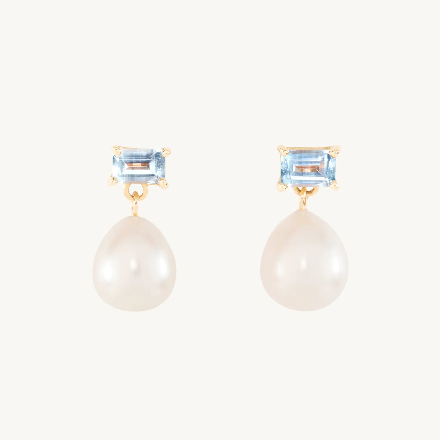 Topaz Perla Earrings (pair)