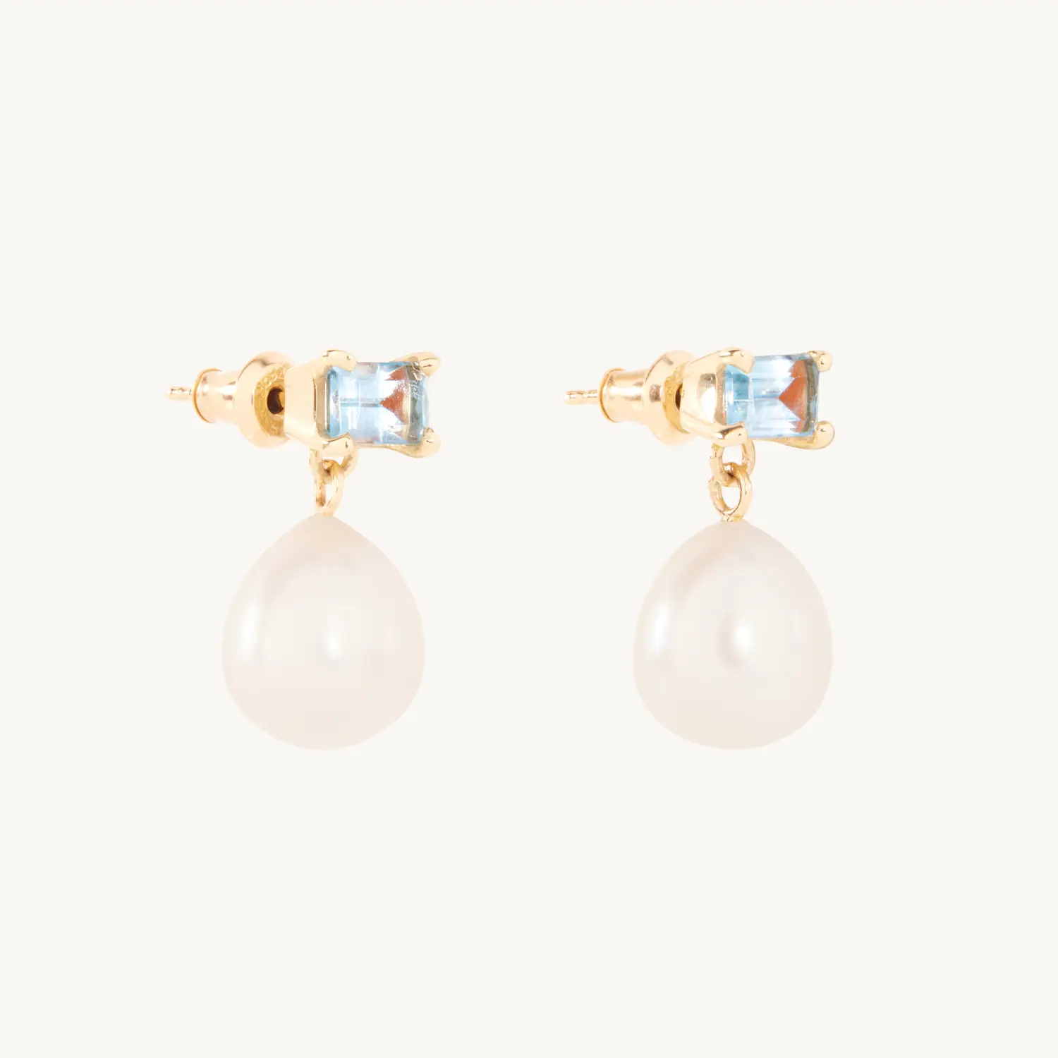 Alternative view of Topaz Perla Earrings (pair)
