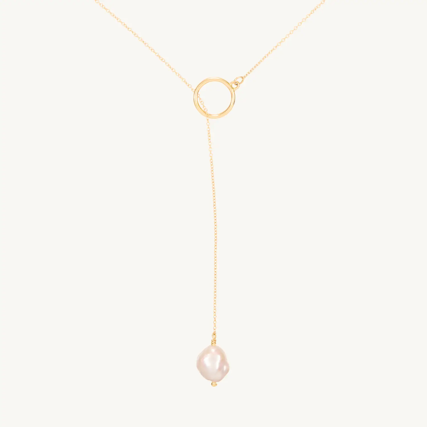 Perla Lariat Necklace