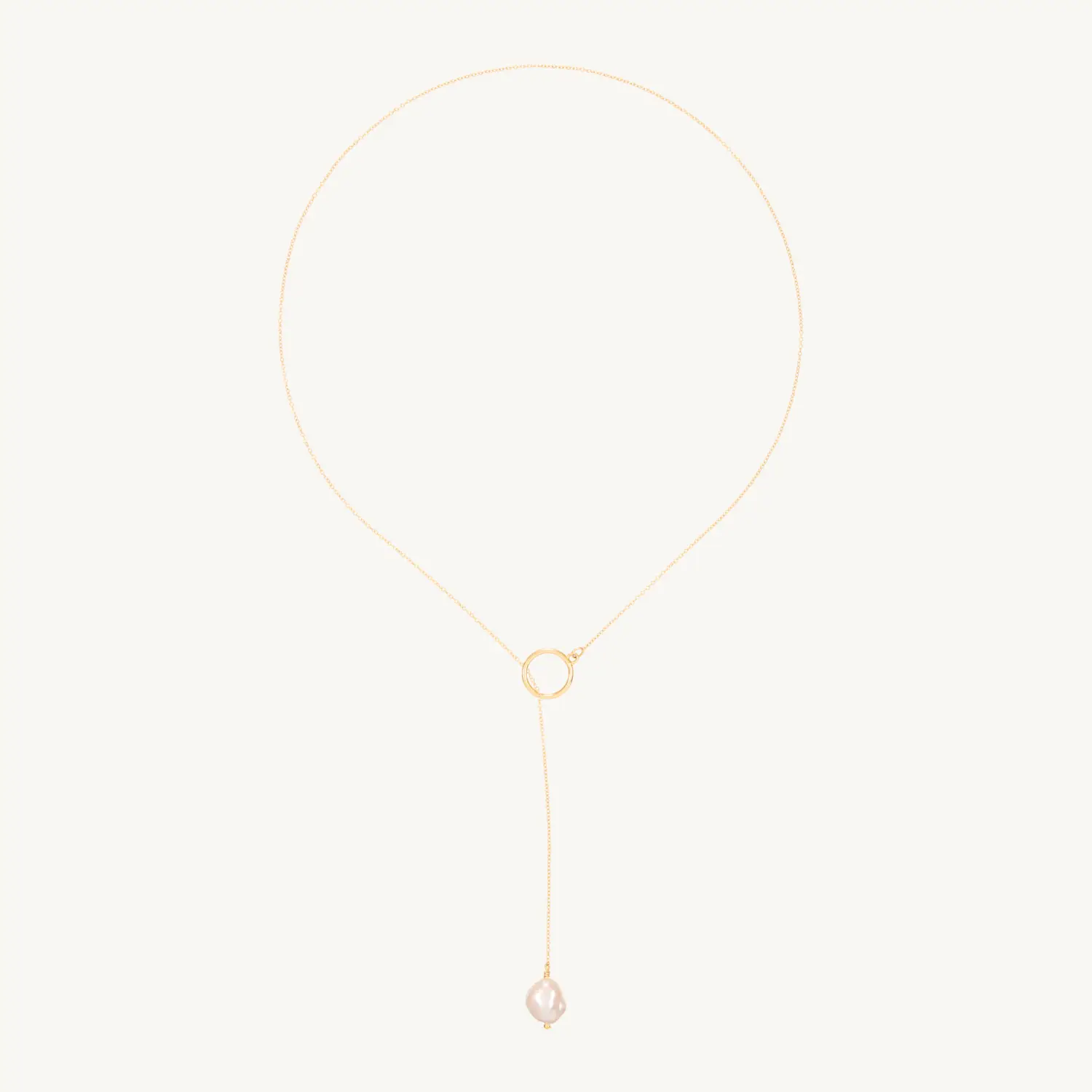 Alternative view of Perla Lariat Necklace