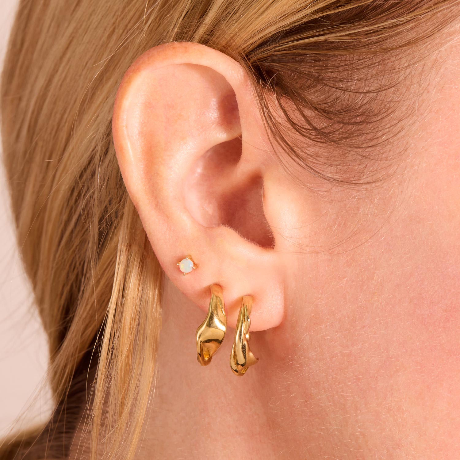 Twist Hoops (pair) - Image 3