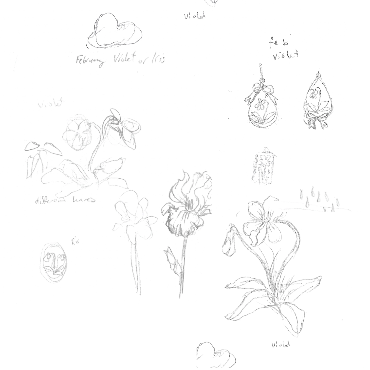 Violet Poem Charm, February - Image 9
