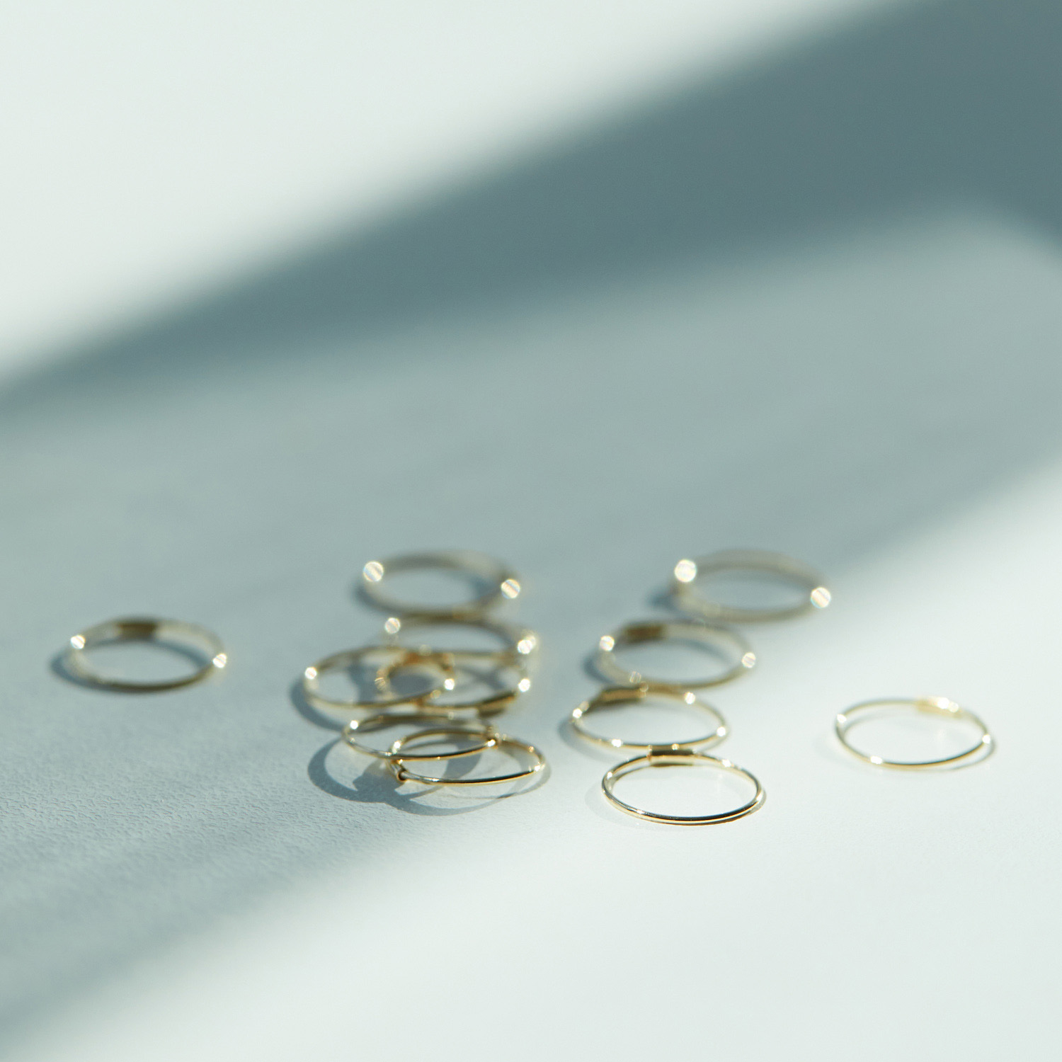 Filament Hoop, Yellow Gold (single) - Image 7