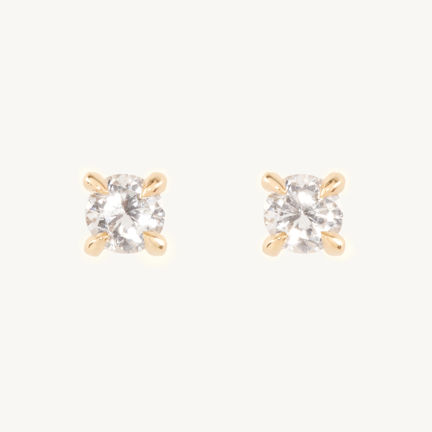 Flat Back Angel Hair Diamond Stud (single) - Image 10
