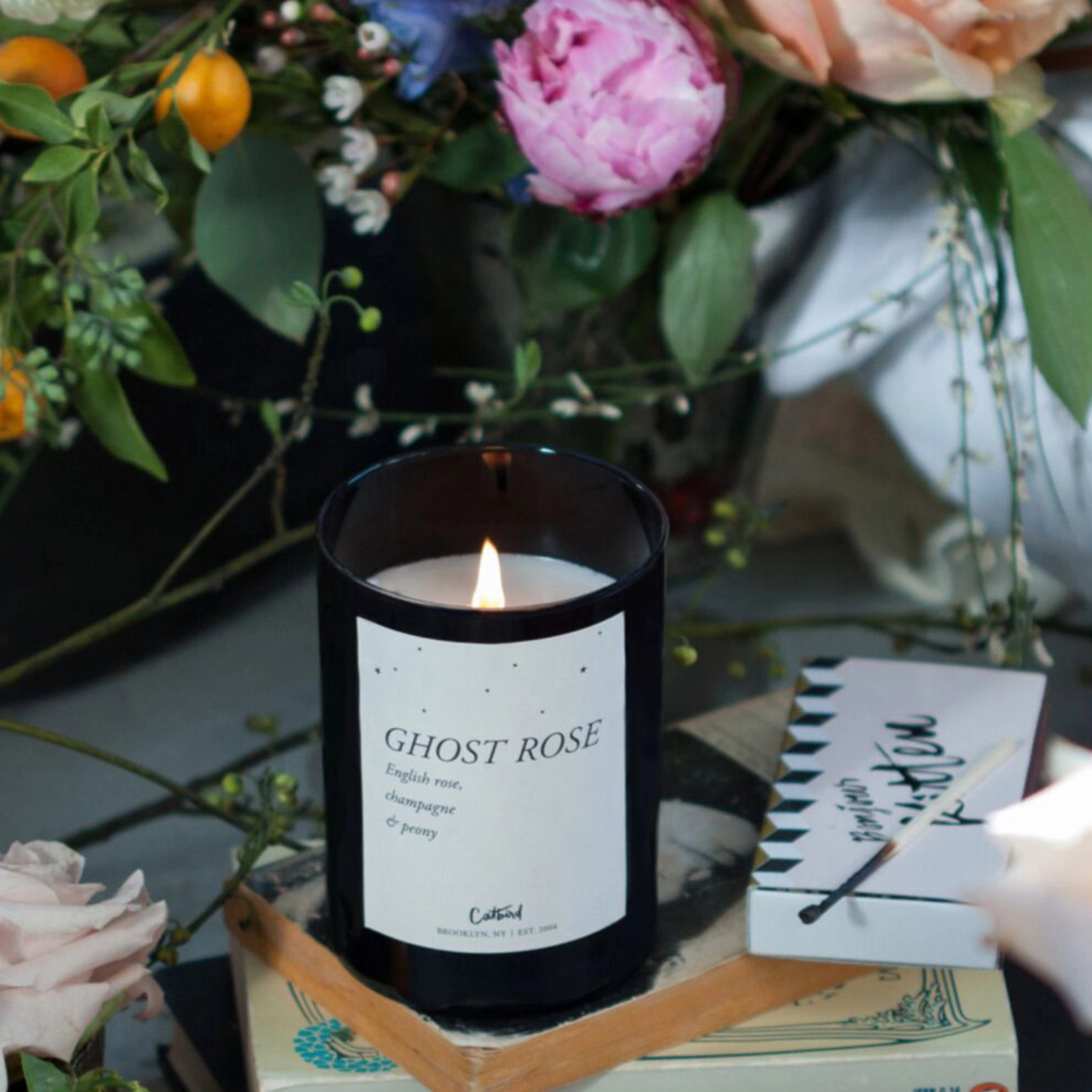 Ghost Rose Candle - Image 6