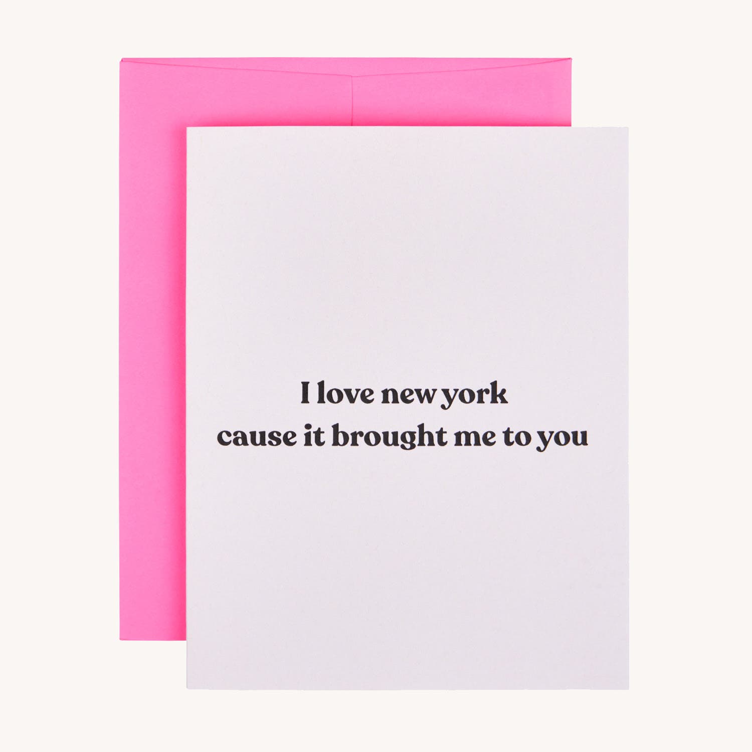 New York Brought Me to You Card