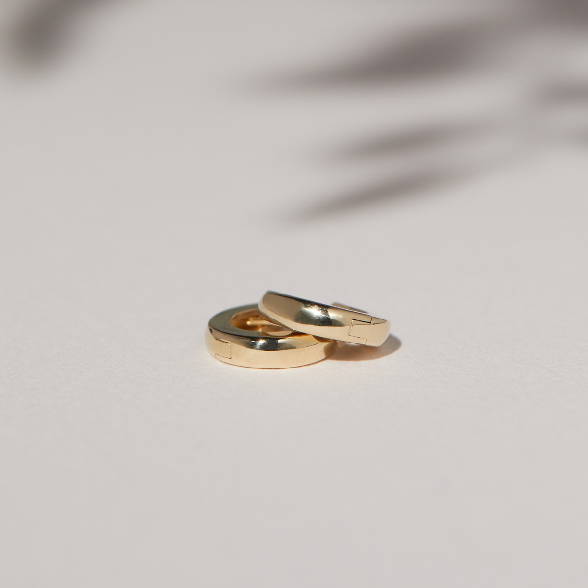 Chubby Huggy Gold Hoop Earring (single) - Image 7