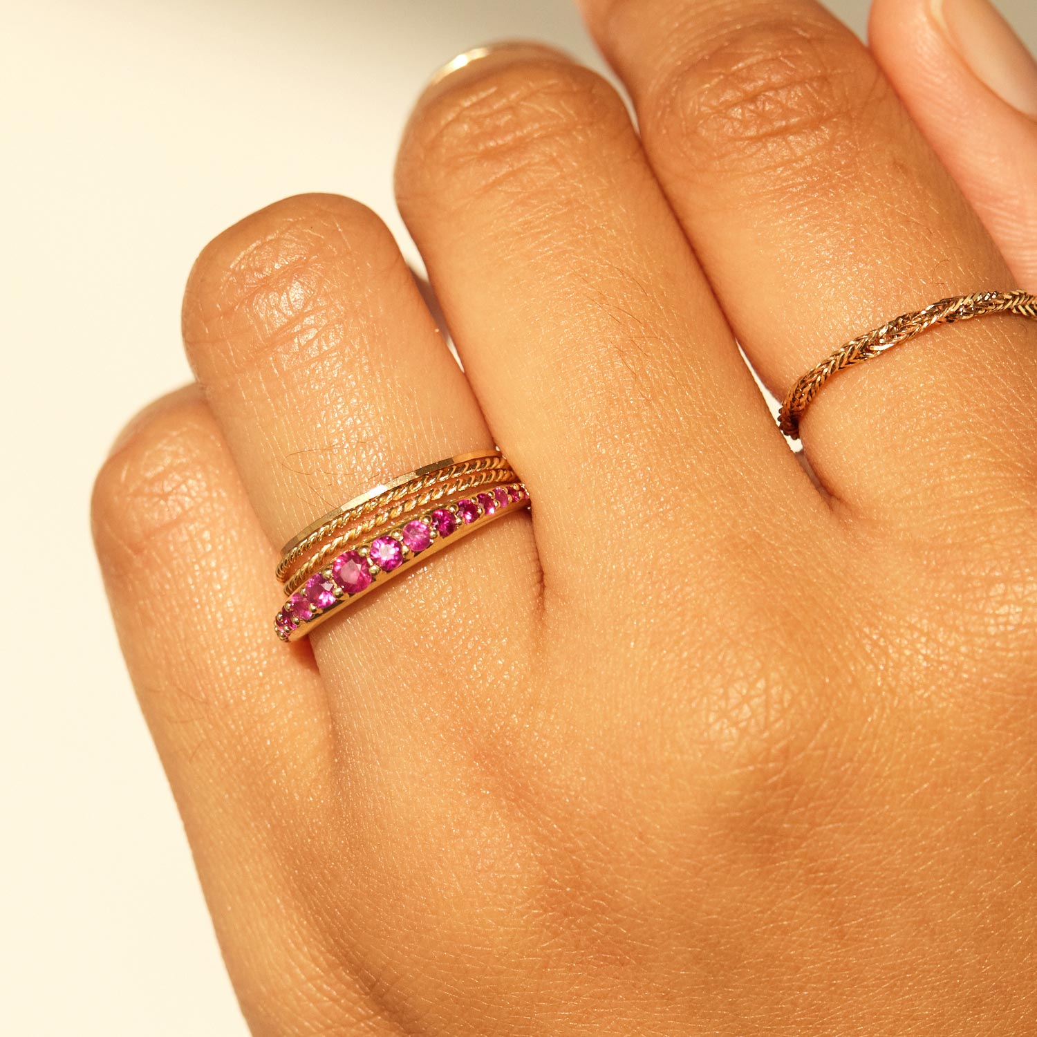 Bali Ring, Ruby - Image 4