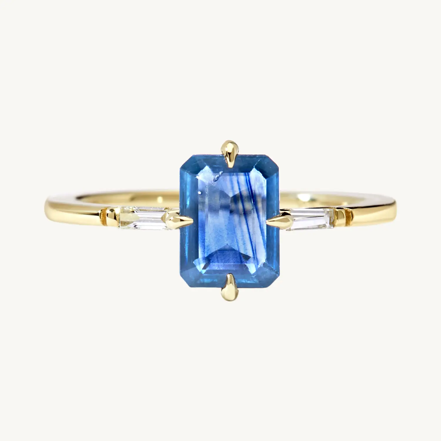 Cerulean Sapphire Ring