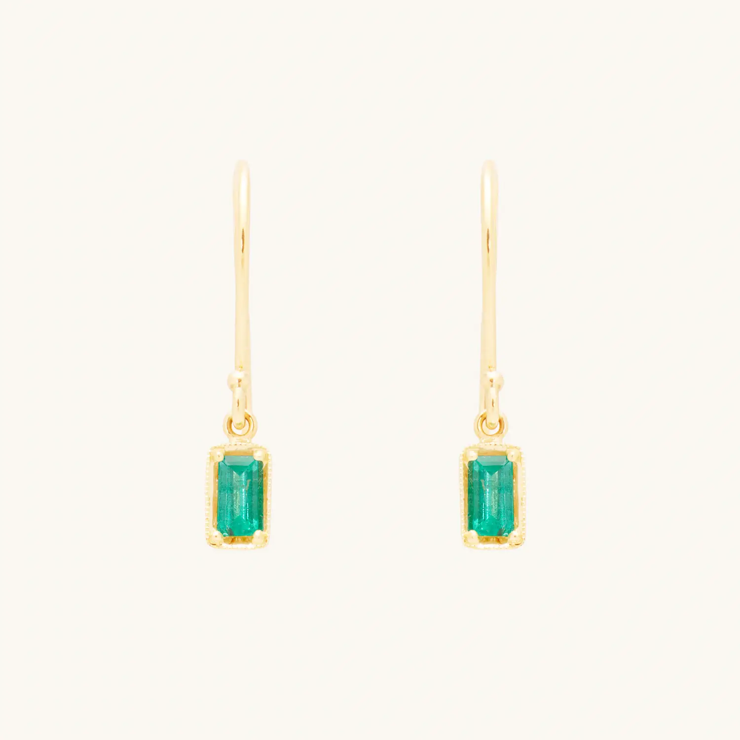 Leone Emerald Drop Earrings (pair)