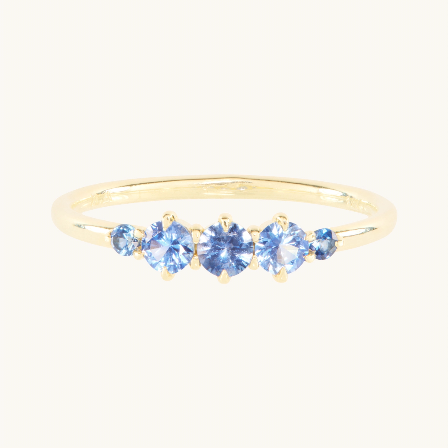 Felicia Ring, Blue Sapphire - Image 7