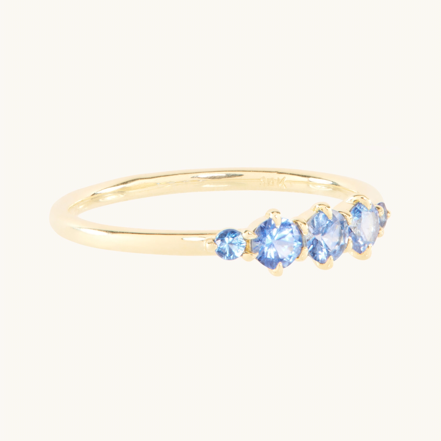 Felicia Ring, Blue Sapphire - Image 8