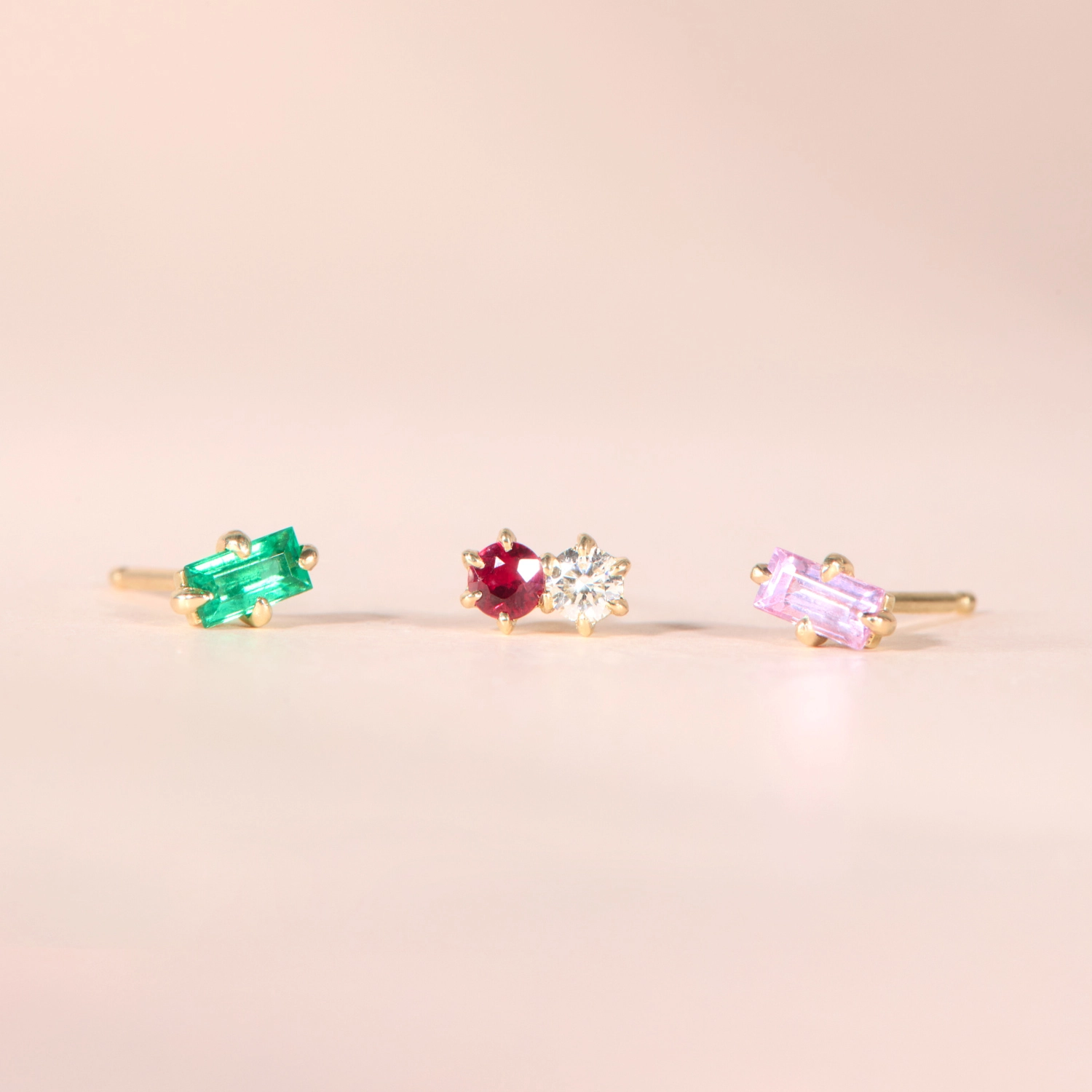 Neoma Emerald Stud (single) - Image 5