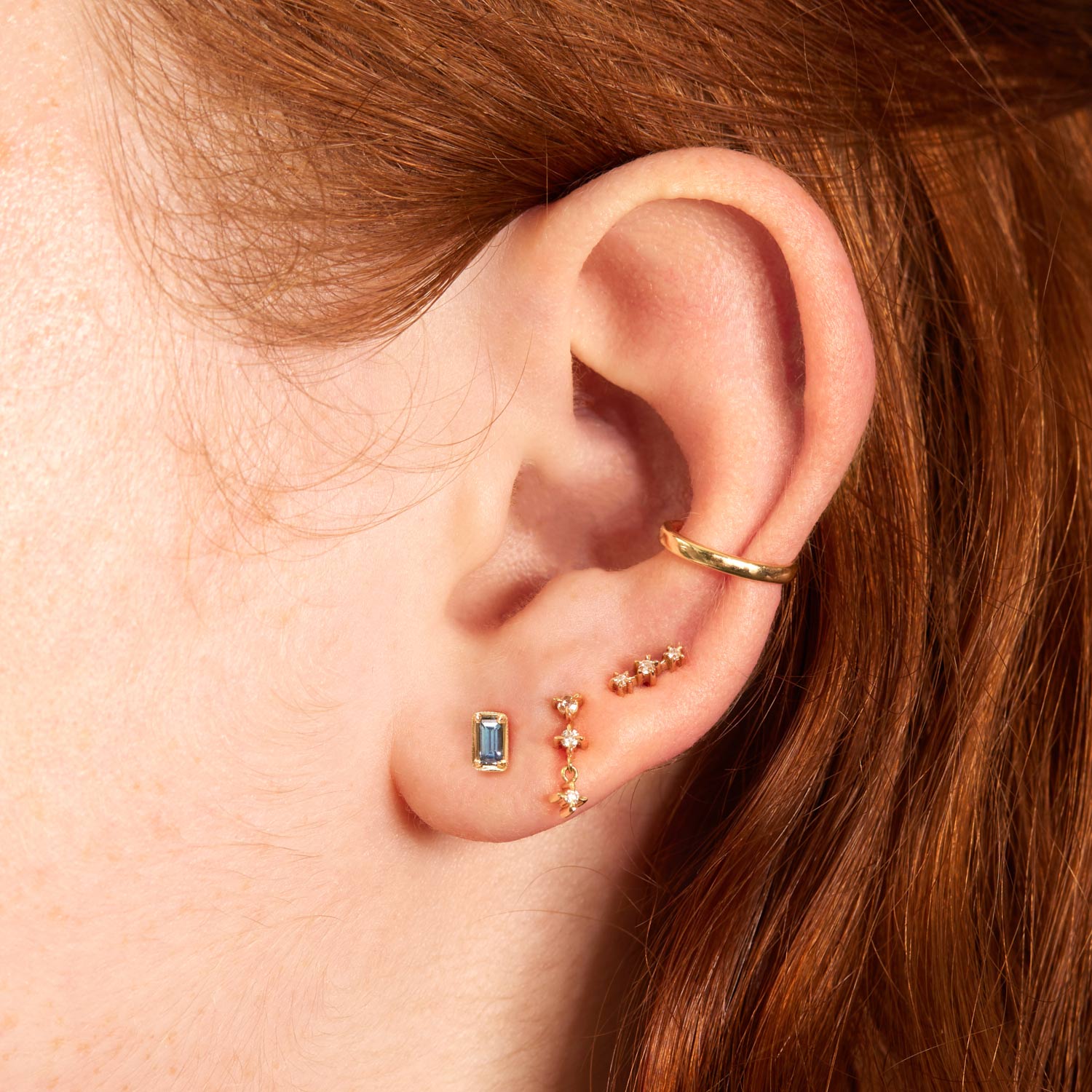 Leone Sapphire Earrings (pair) - Image 3