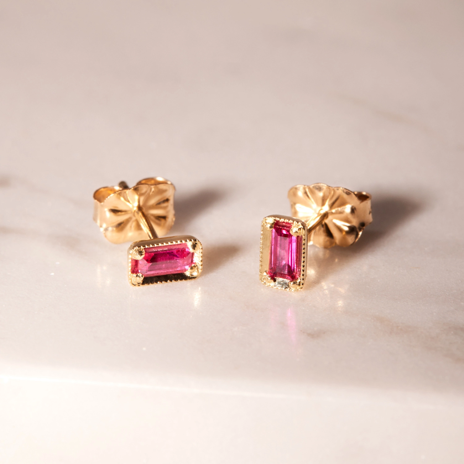 Leone Ruby Earrings (pair) - Image 4