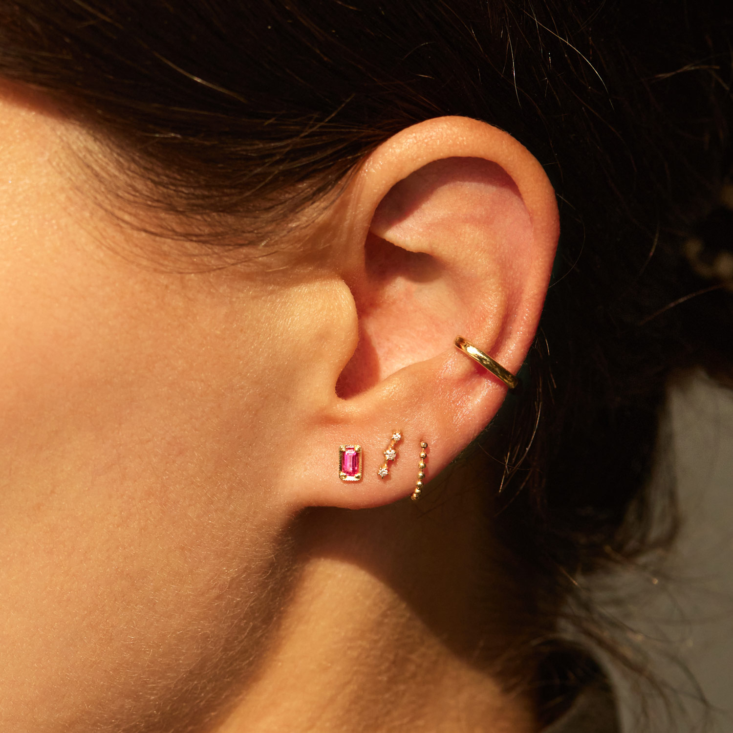 Leone Ruby Earrings (pair) - Image 3