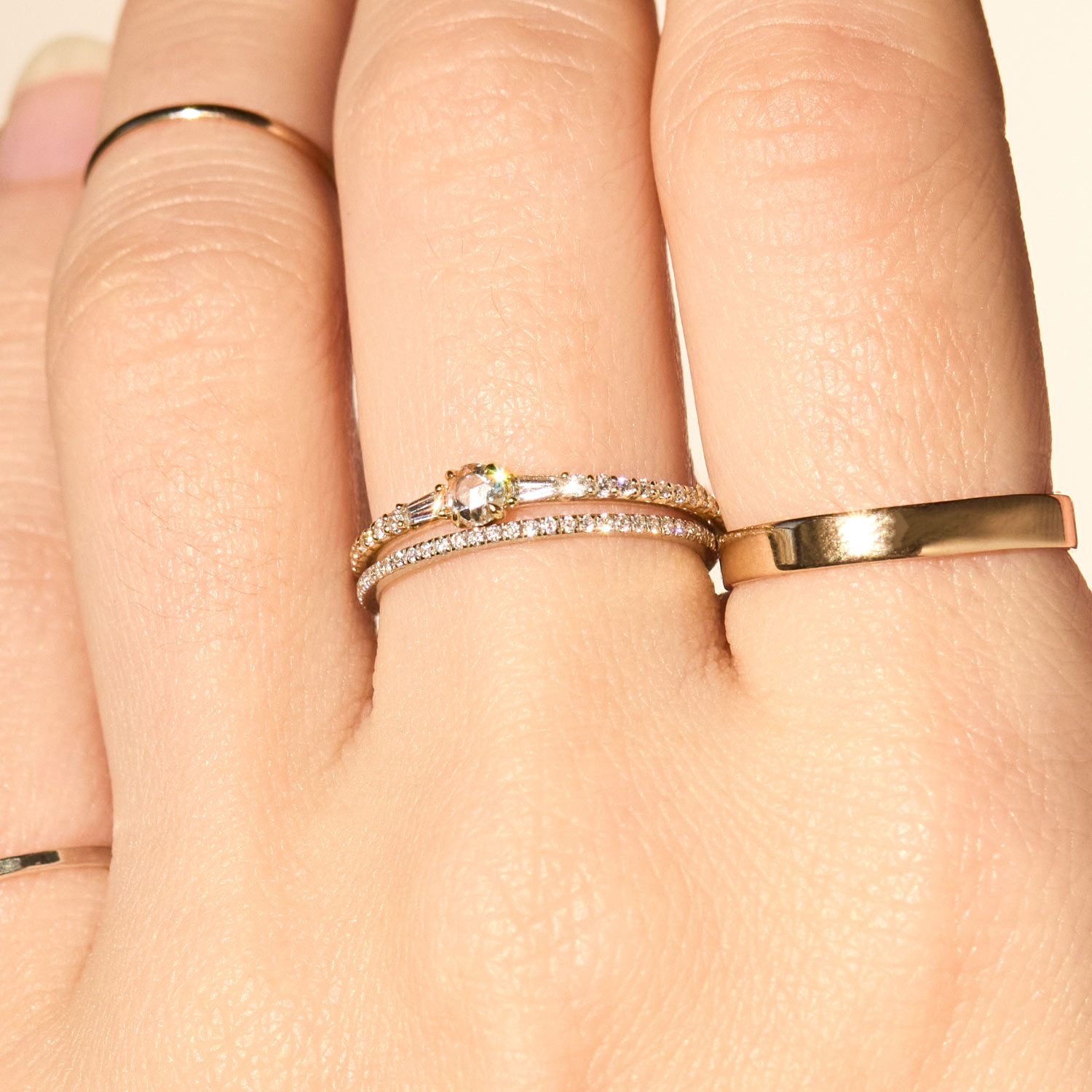 Petite Parson Diamond Ring - Image 4