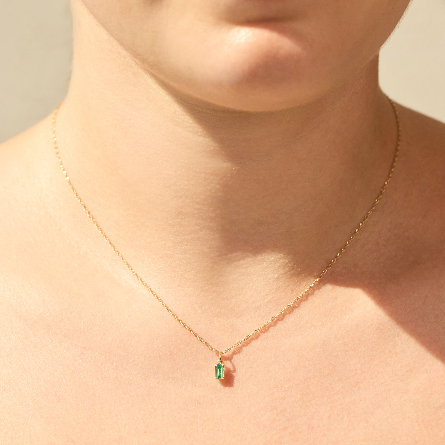 Alternative view of Leone Emerald Charm