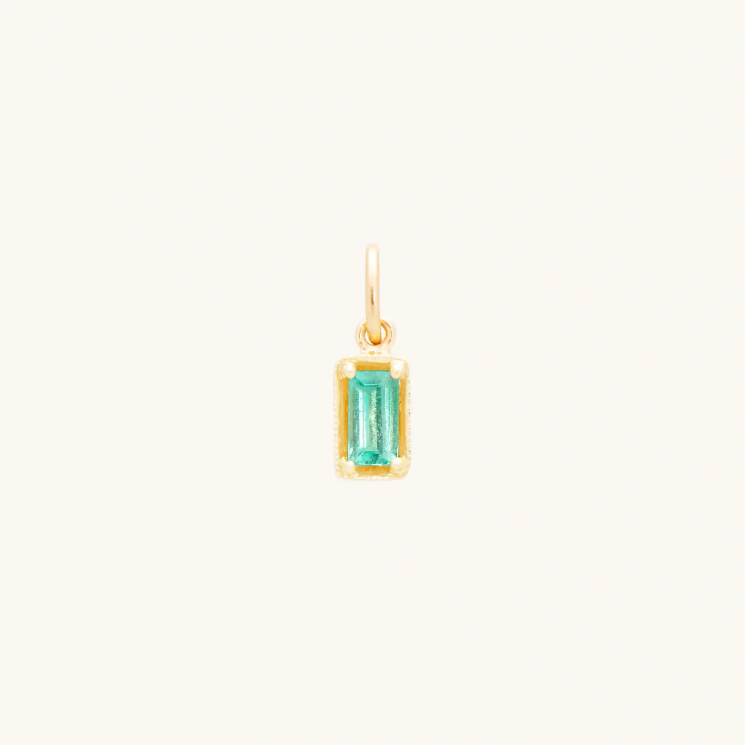 Leone Emerald Charm