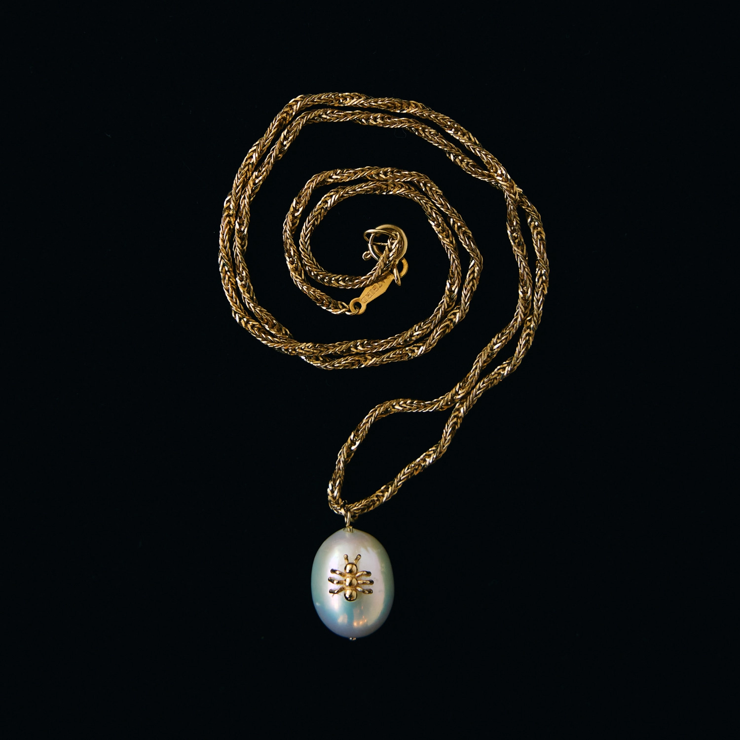 Honey Water Pearl Gold Charm - Image 6