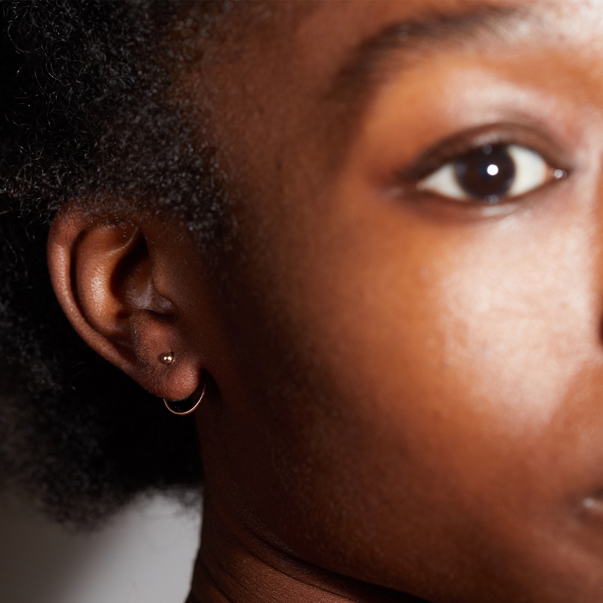 Ear Nut Earring, Yellow Gold (single) - Image 3