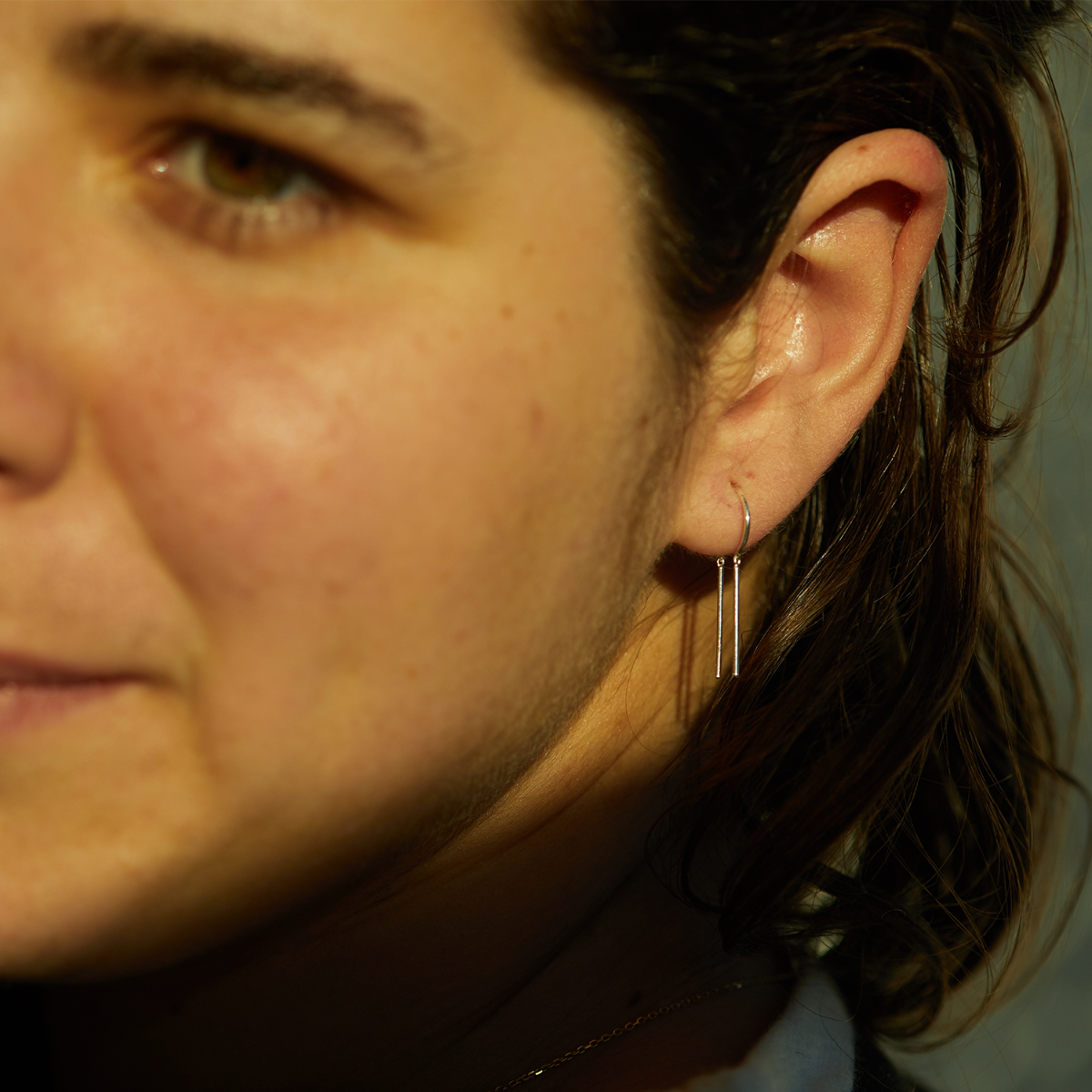 Chime Earring, Silver (single) - Image 3