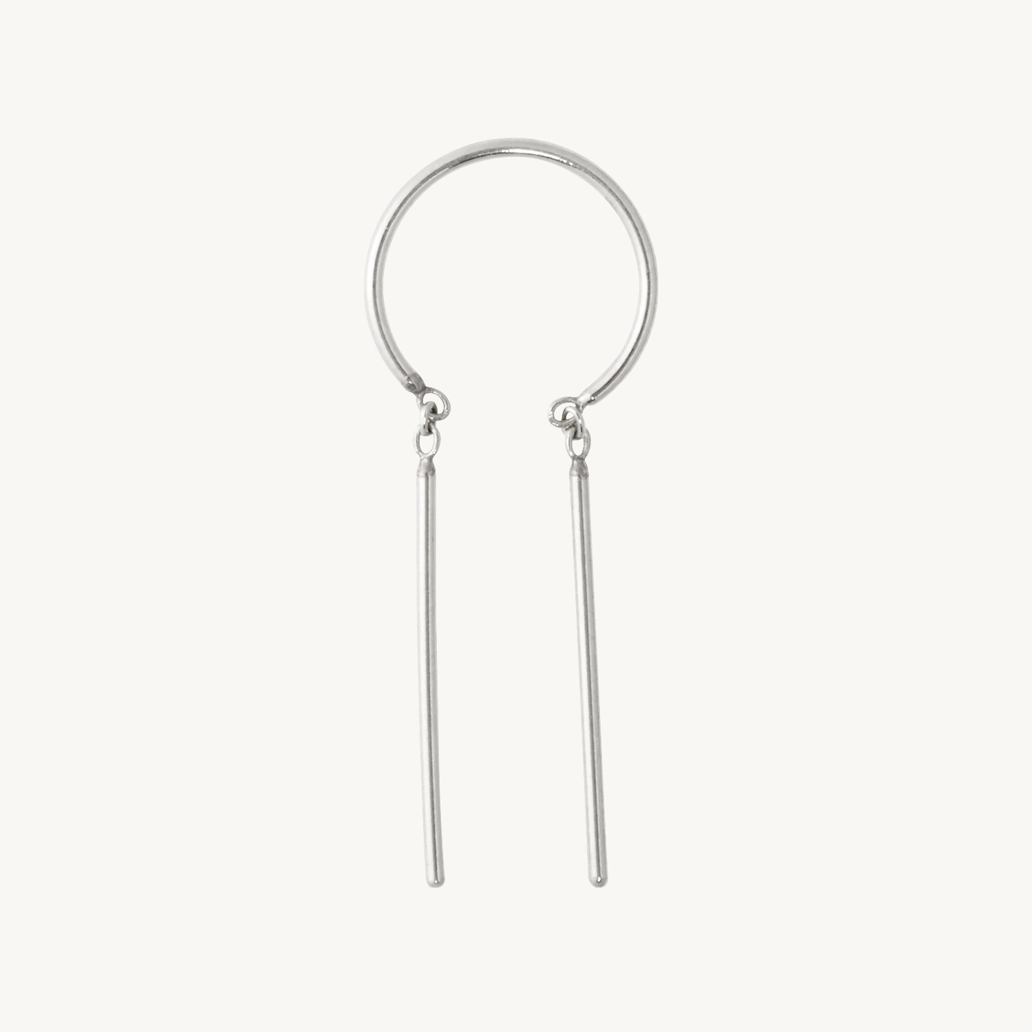 Chime Earring, Silver (single) - Image 5