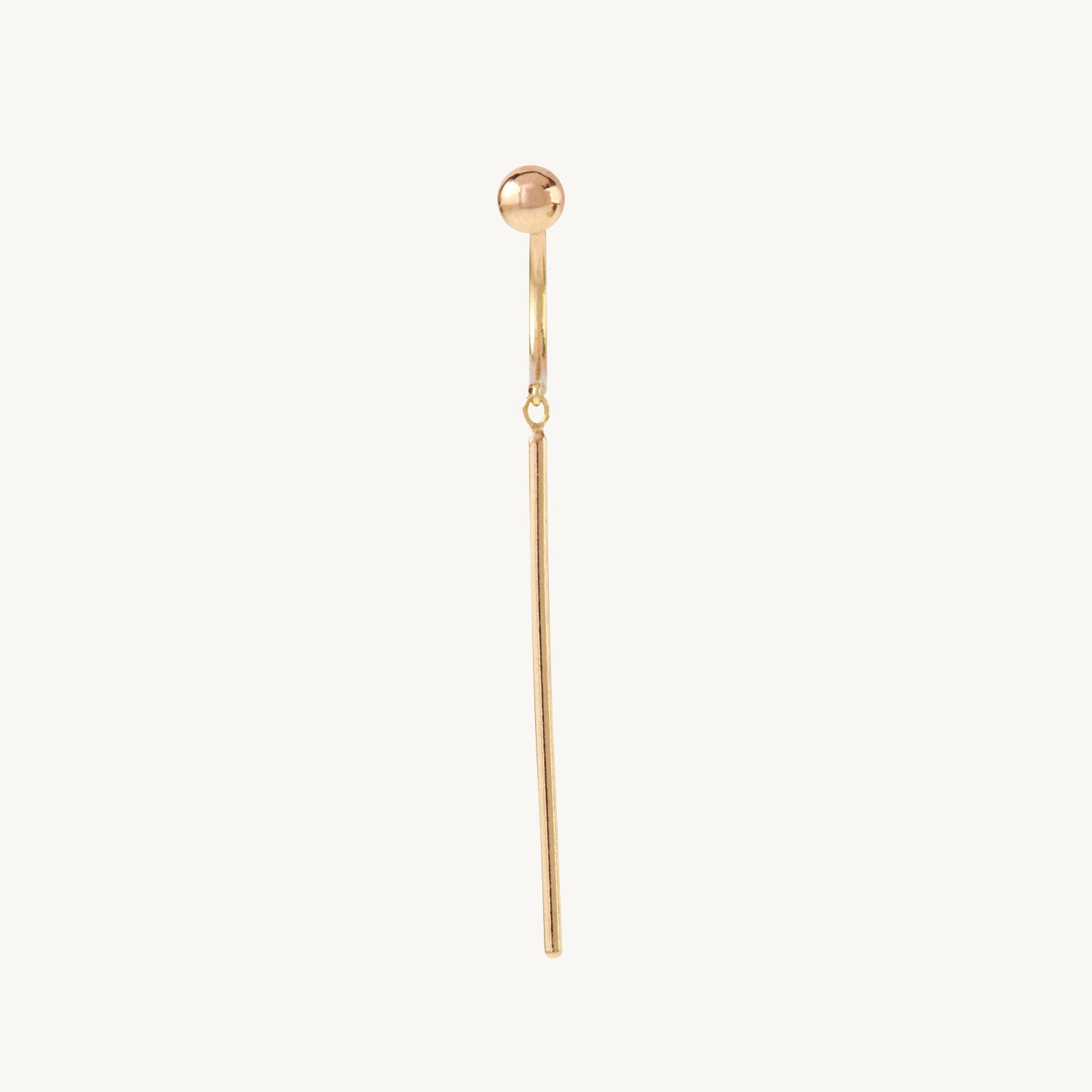 Chime Stud, Yellow Gold (single) - Image 7