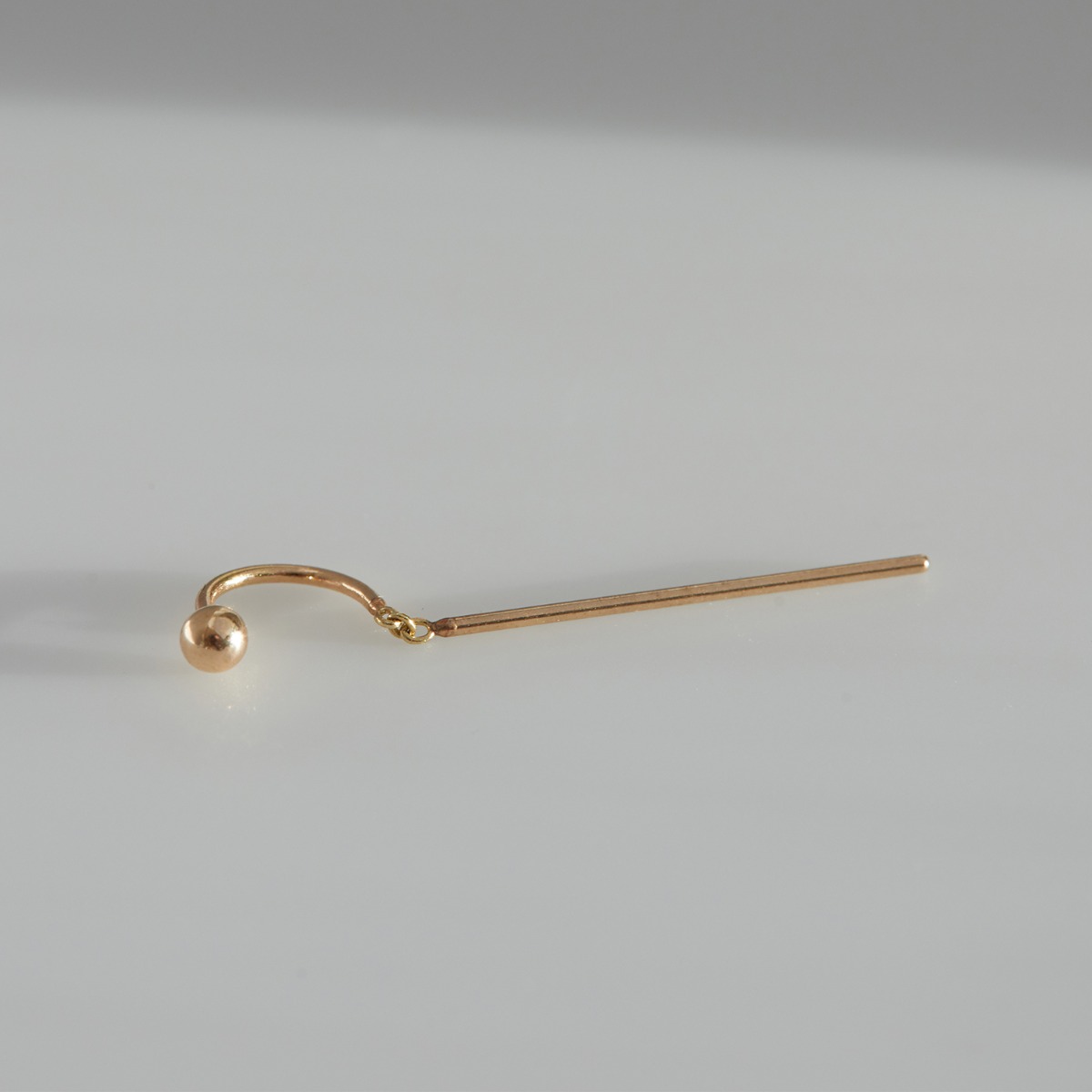 Chime Stud, Yellow Gold (single) - Image 5
