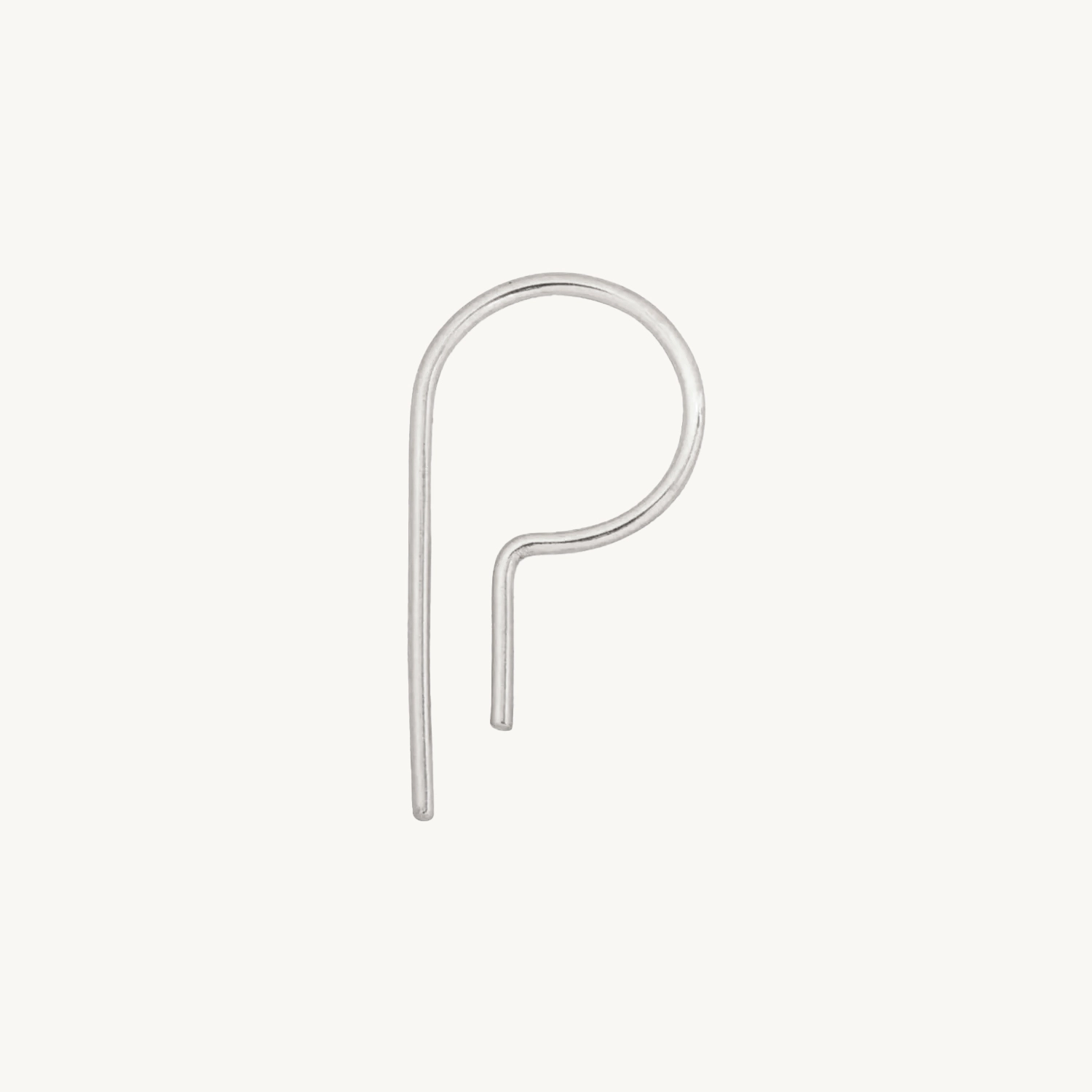 Loopdie Earring Silver (single) - Image 8