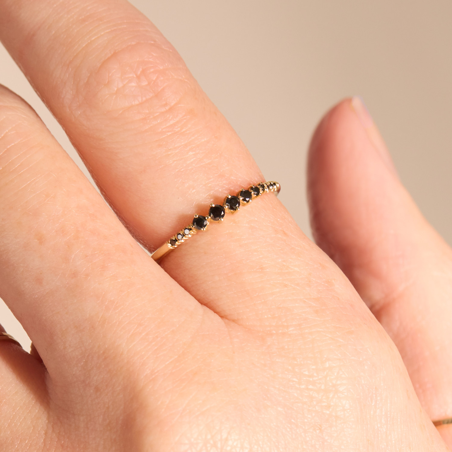 Alternative view of Black Diamond Dim Ring