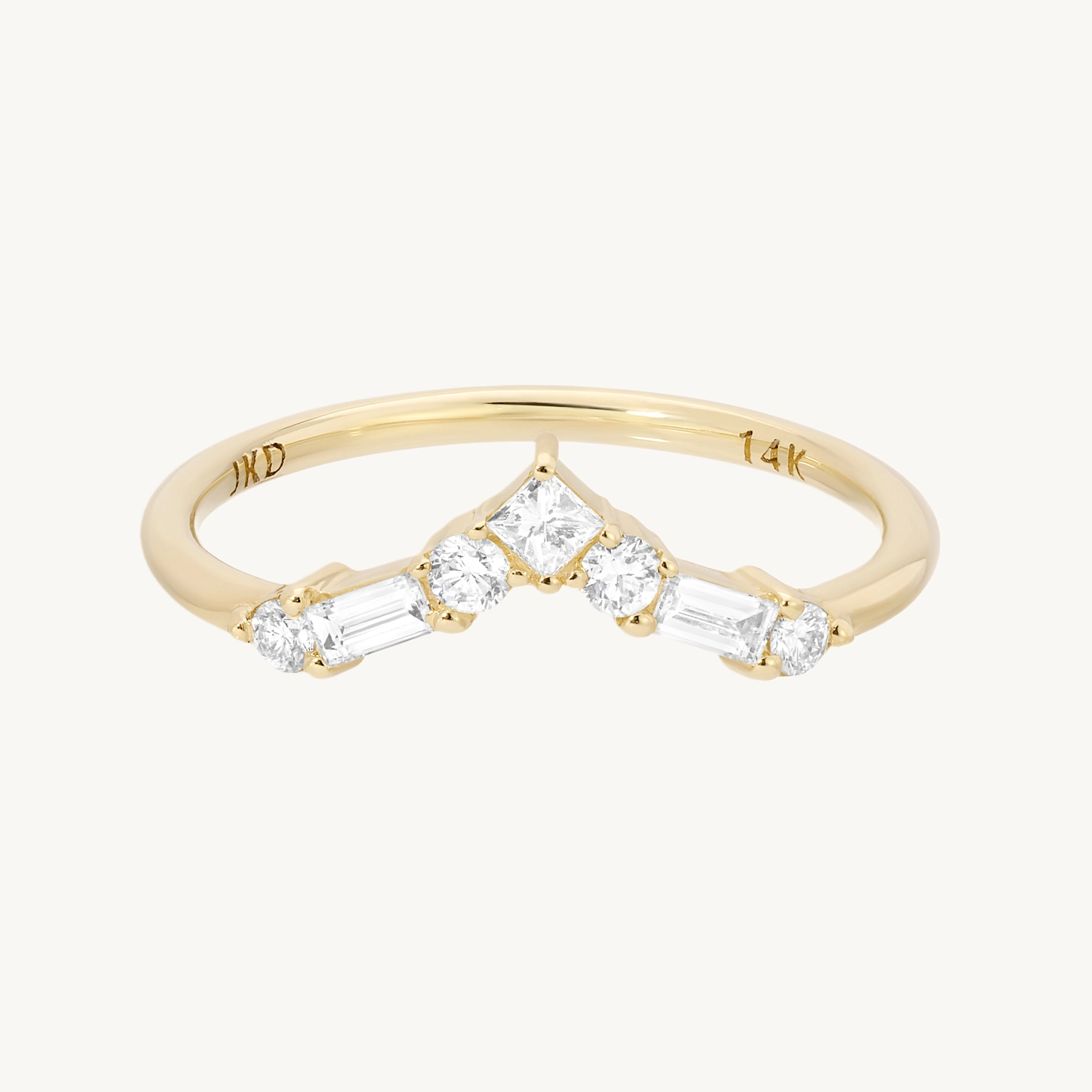 Catavina Diamond Curved Arch Band - Image 7
