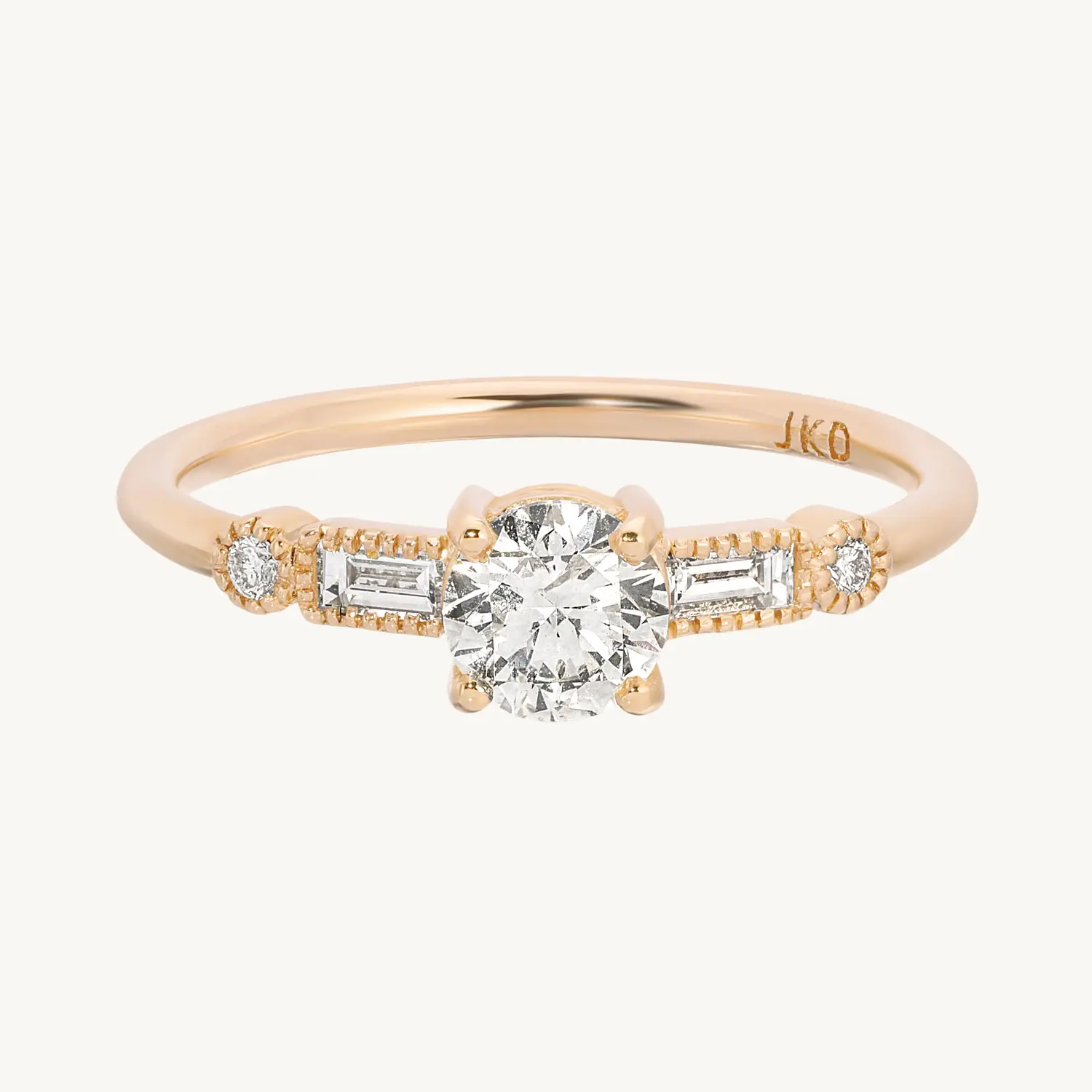 Alternative view of Diamond Sarabande Ring