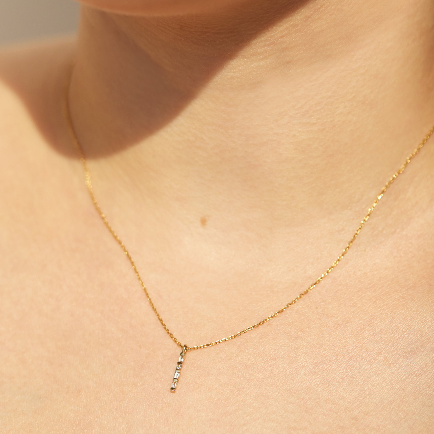 Diamond Solitude Necklace - Image 3