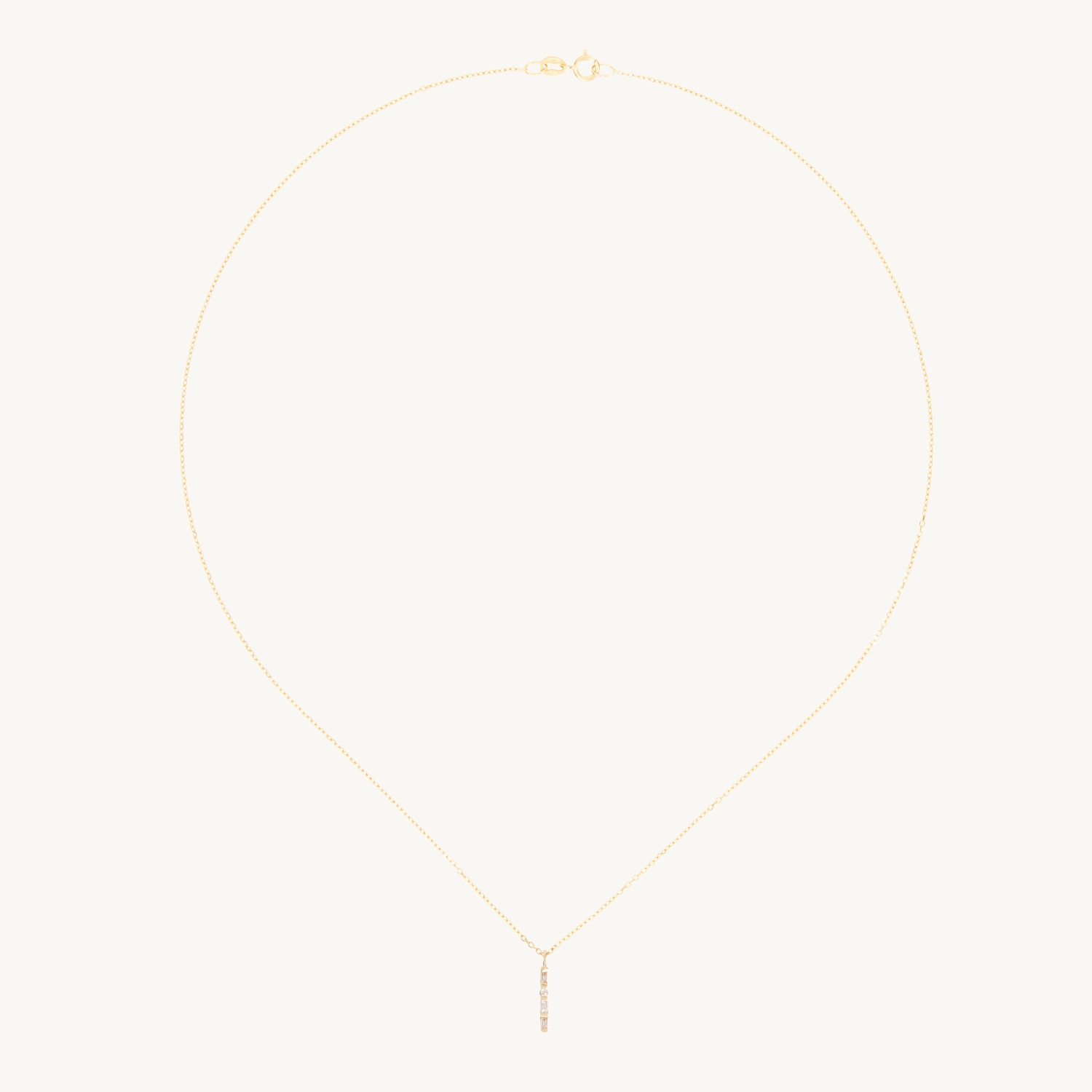 Diamond Solitude Necklace - Image 8