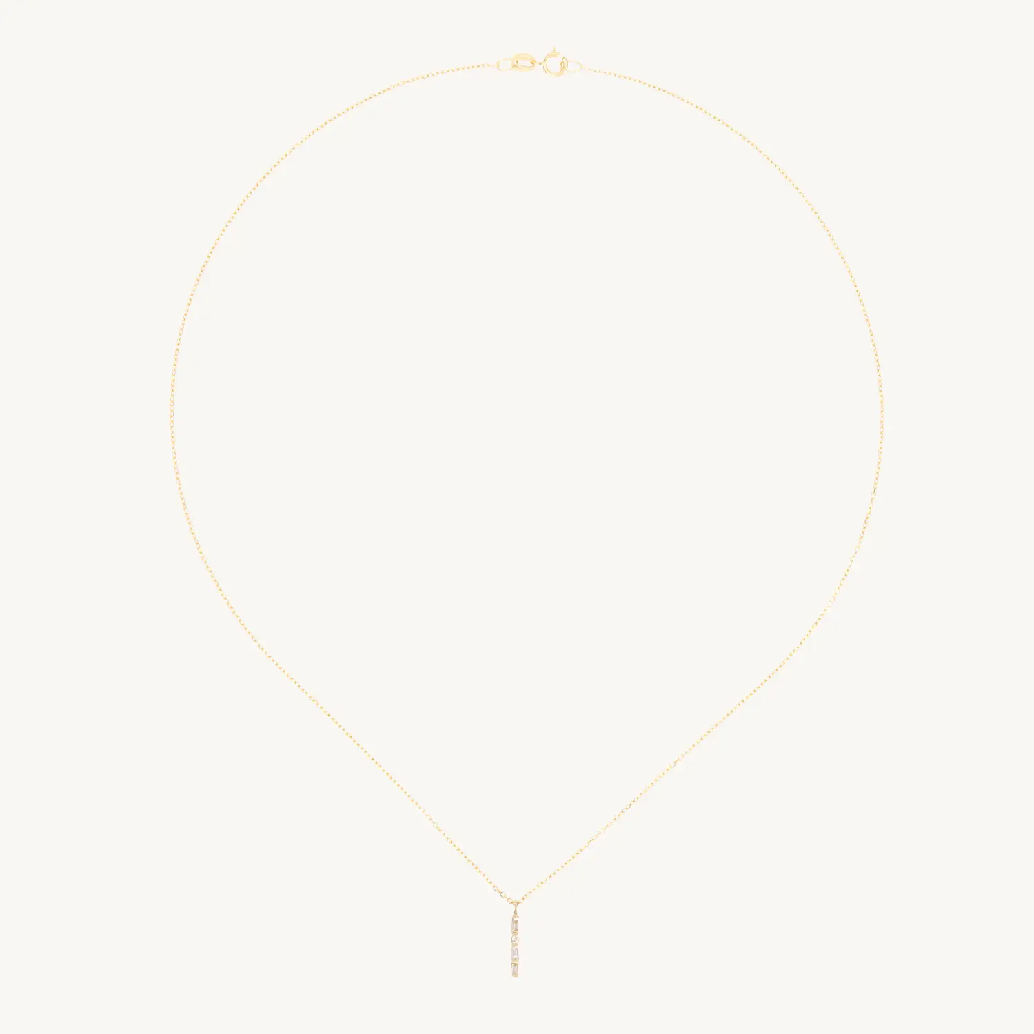 Diamond Solitude Necklace