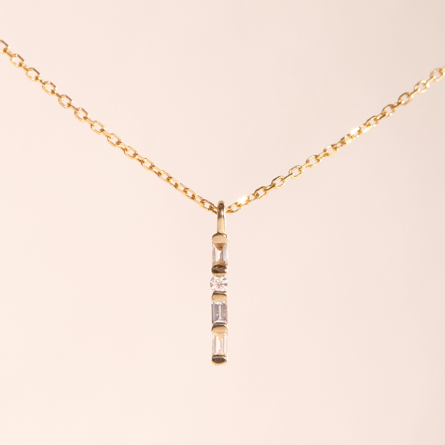 Diamond Solitude Necklace - Image 6