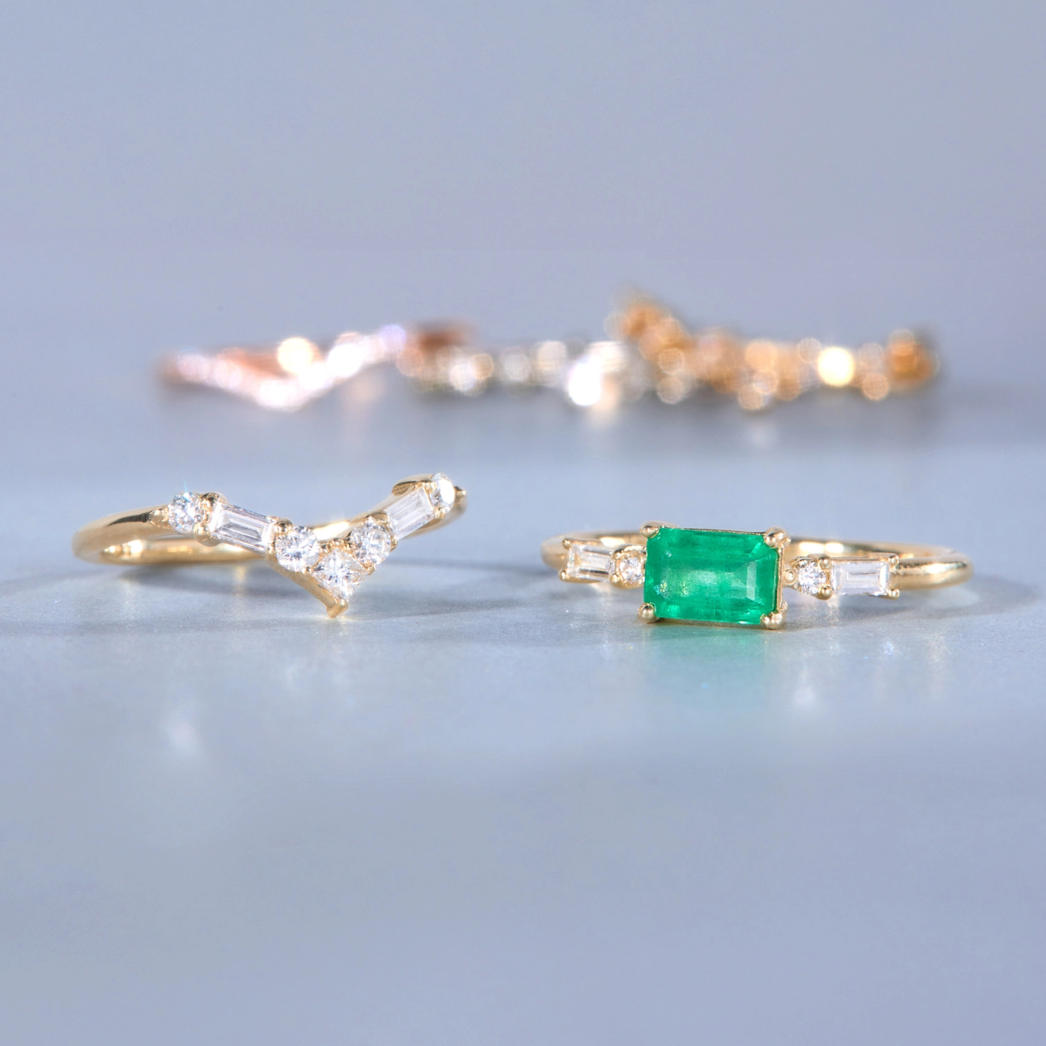 Etude Emerald and Diamond Ring - Image 5
