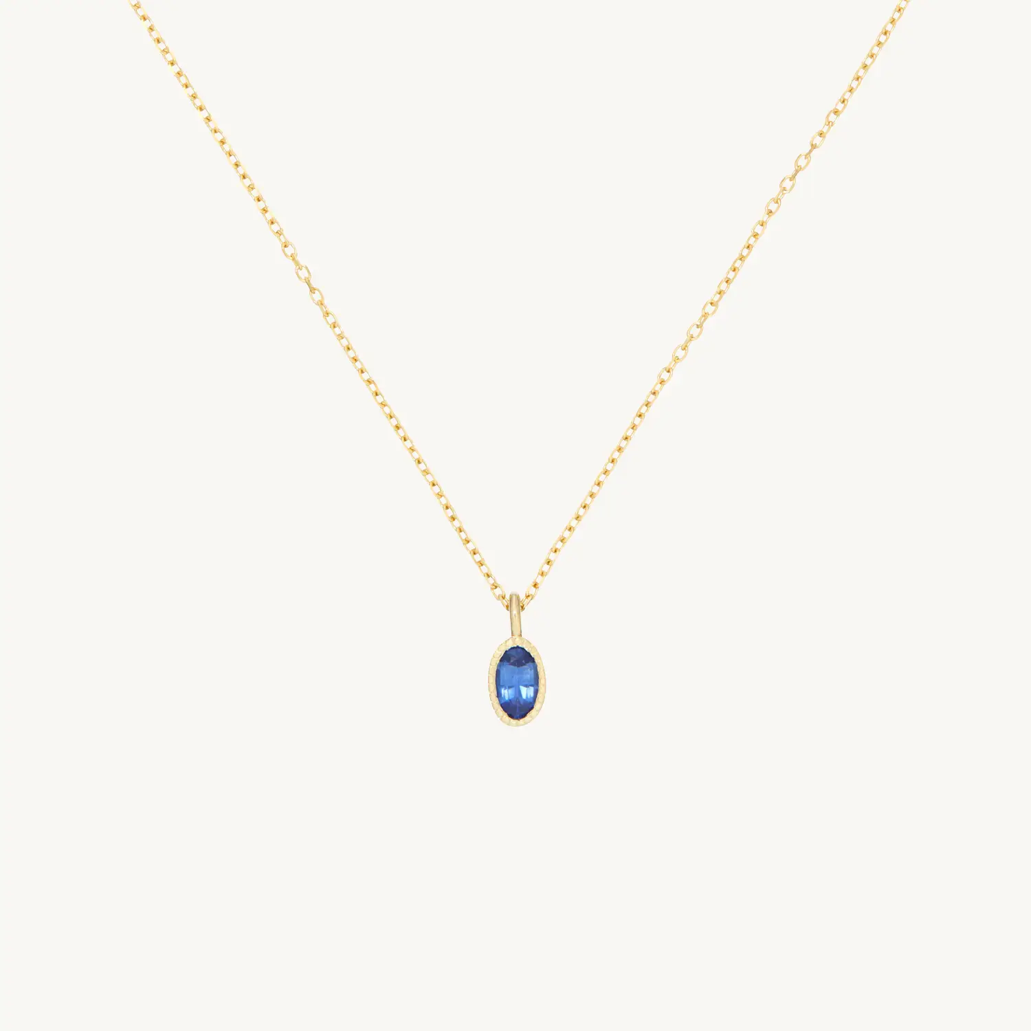 Alternative view of Caravaggio Necklace, Blue Sapphire