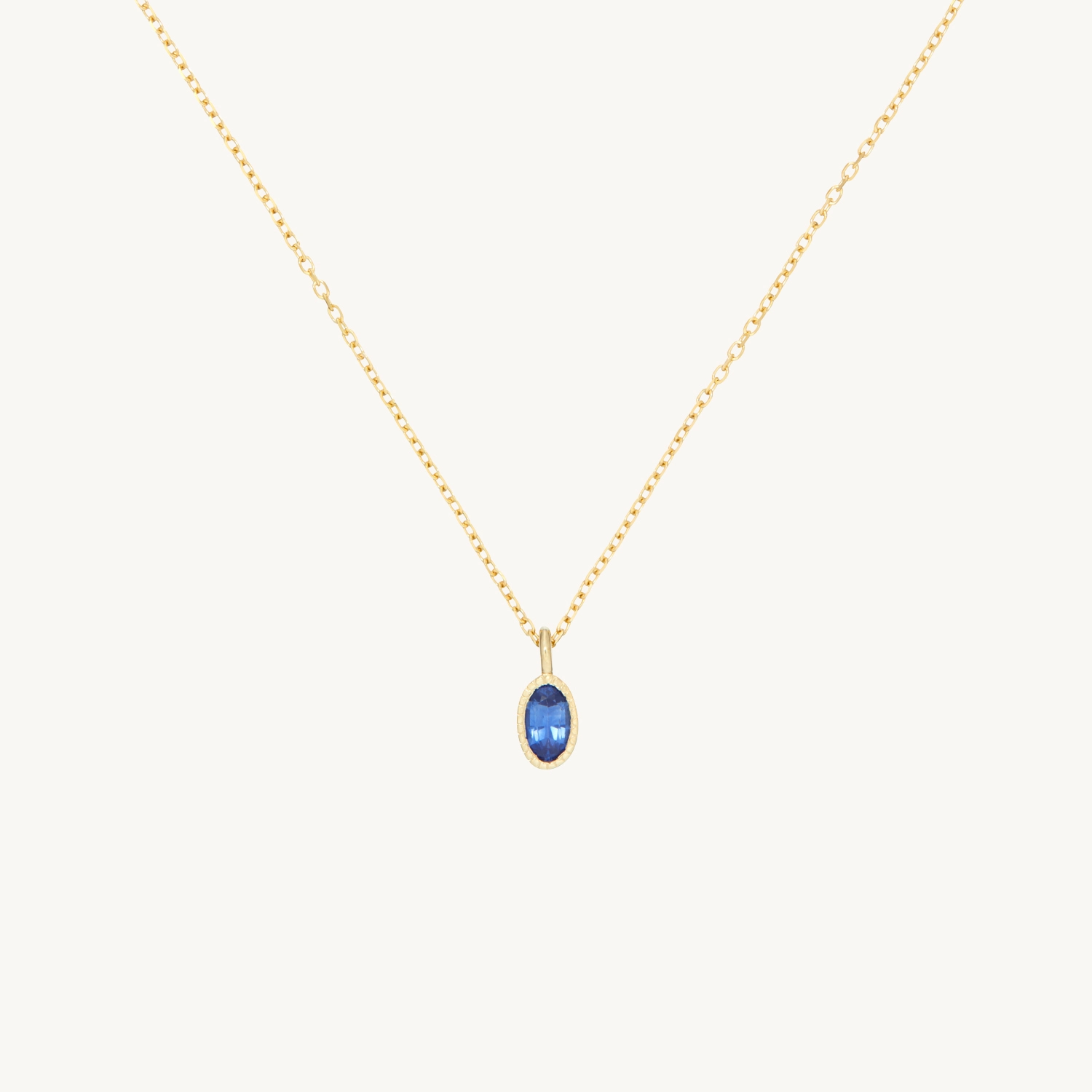 Caravaggio Necklace, Blue Sapphire - Image 11