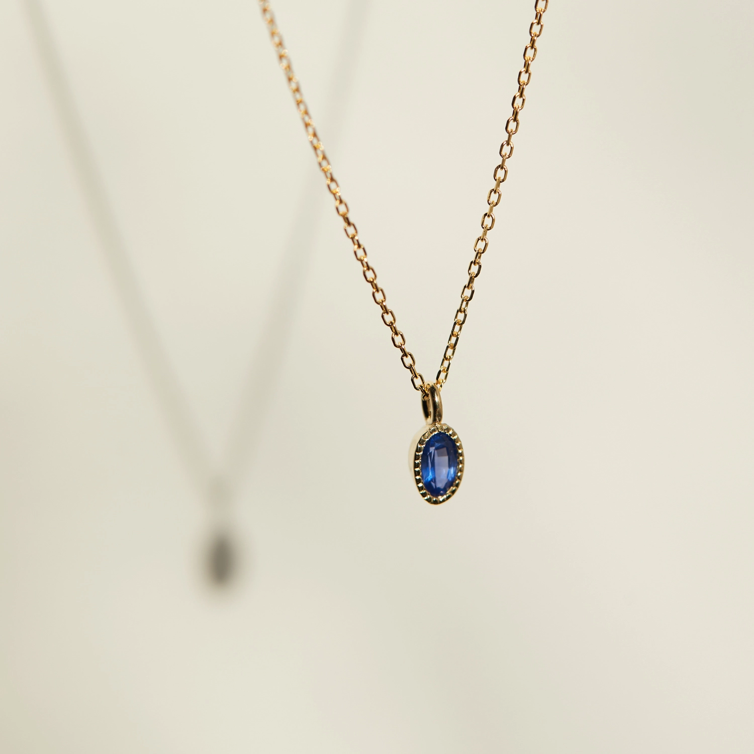 Caravaggio Necklace, Blue Sapphire - Image 7