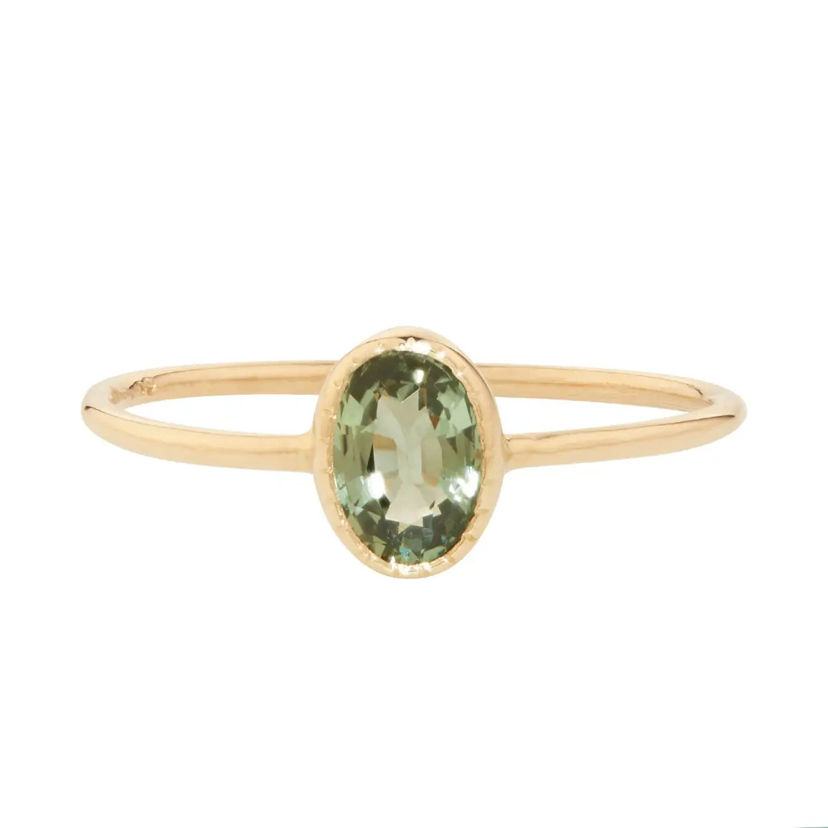 Caravaggio Ring, Green Sapphire